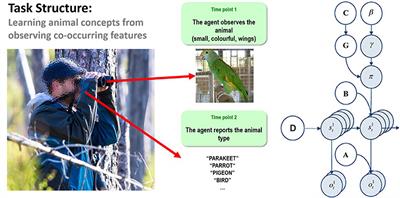An Active Inference Approach to Modeling Structure Learning: Concept Learning as an Example Case